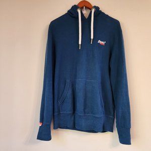 The Superdry Orange Label Co. Spirit of Japan Full Zip Hoodie Blue size Lg